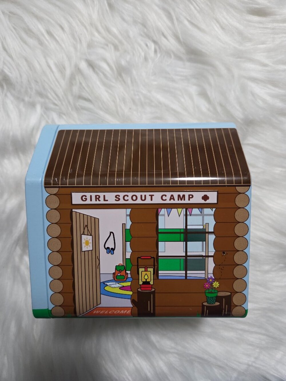 Girl Scout Camp Collectible Tin